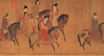 古代早就有了春游，唐朝女性在春游的时候会常做哪些事情？